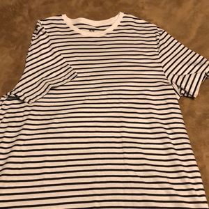 H&M Striped Short Sleeve Tee